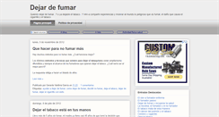 Desktop Screenshot of dejardefumartabaco.com